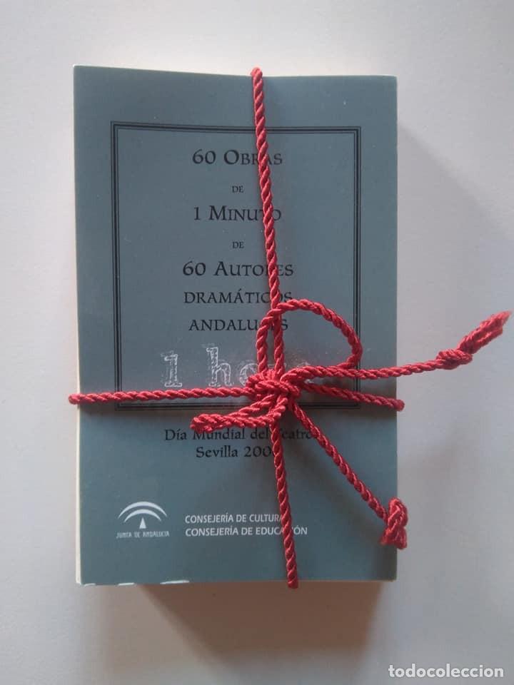 Libros de segunda mano: Sesenta obras de 1 minuto de 60 autores dram&aacute;ticos andaluces - Foto 1