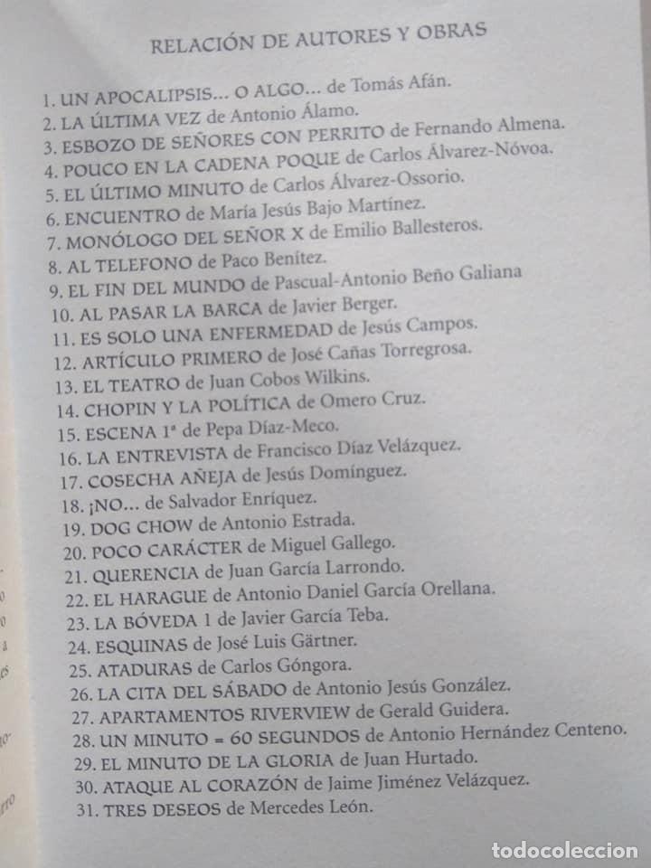 Libros de segunda mano: Sesenta obras de 1 minuto de 60 autores dram&aacute;ticos andaluces - Foto 3