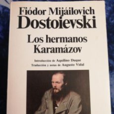 Libros de segunda mano: LOS HERMANOS KARAMÁZOV. FIODOR DOSTOIEVSKI. PLANETA, 1988.. Lote 229109440