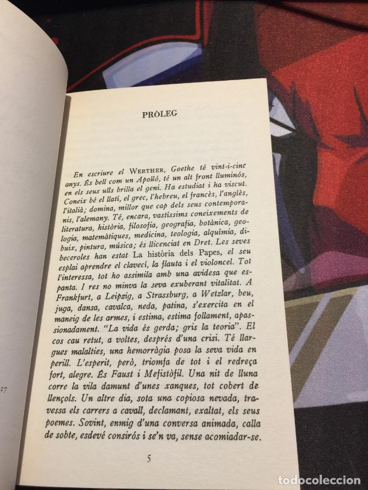 Libros de segunda mano: Les desventures del jove Werther - J. W. Goethe - Foto 3