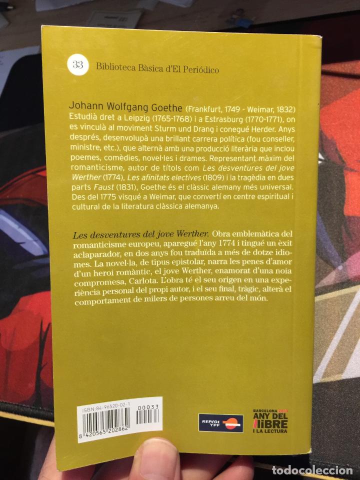 Libros de segunda mano: Les desventures del jove Werther - J. W. Goethe - Foto 5
