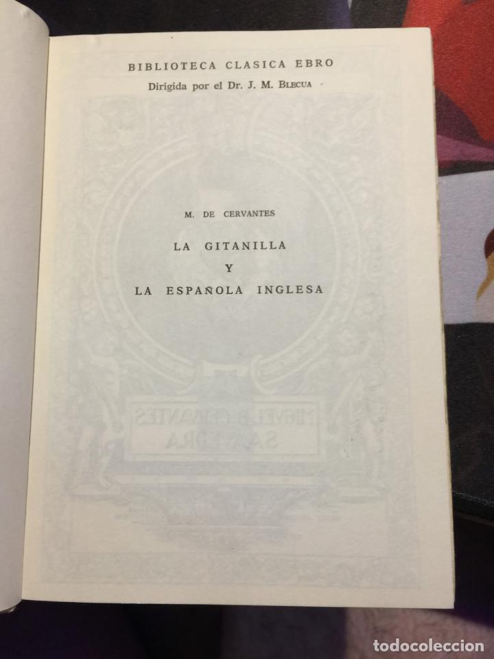 Libros de segunda mano: La gitanilla. La espa&ntilde;ola inglesa. - Miguel de Cervantes - Foto 3