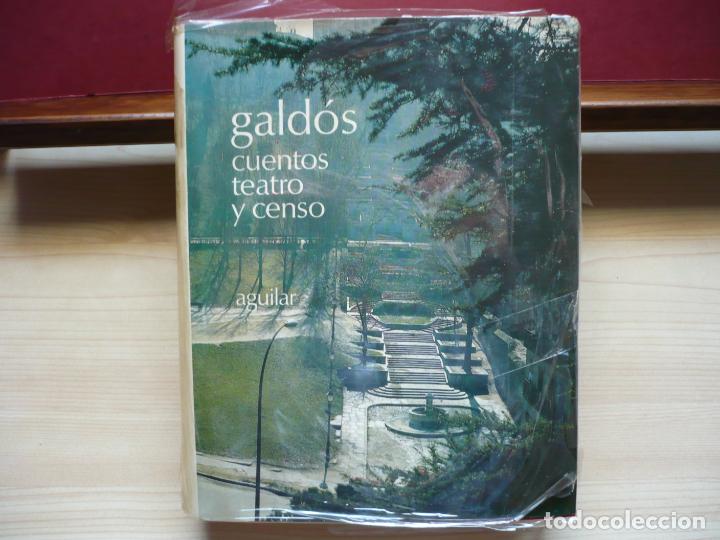 Libros de segunda mano: Cuentos, Teatro y Censo. P&eacute;rez Gald&oacute;s. Aguilar. - Foto 2