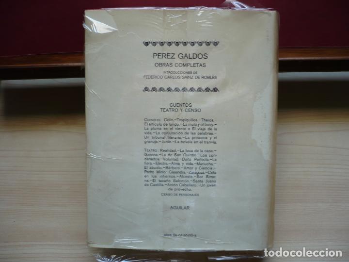 Libros de segunda mano: Cuentos, Teatro y Censo. P&eacute;rez Gald&oacute;s. Aguilar. - Foto 5
