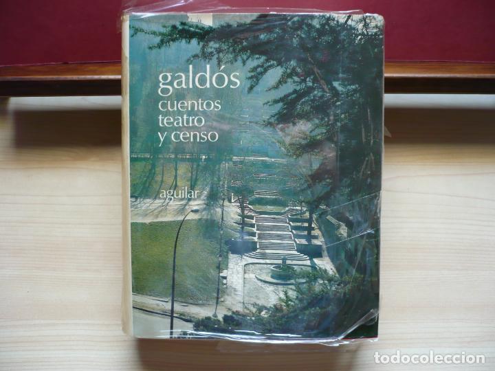 Libros de segunda mano: Cuentos, Teatro y Censo. P&eacute;rez Gald&oacute;s. Aguilar. - Foto 1