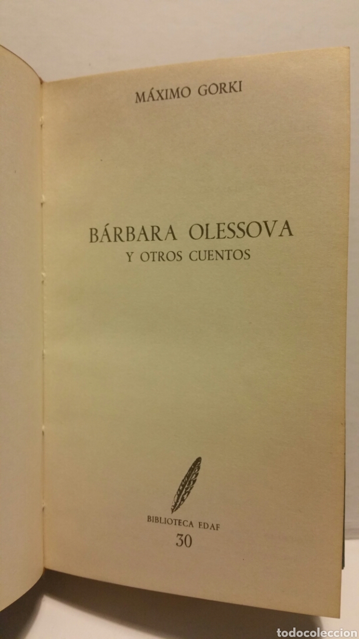 Libros de segunda mano: Barbara Olessova y otros cuentos. M&aacute;ximo Gorki, 1971. - Foto 4