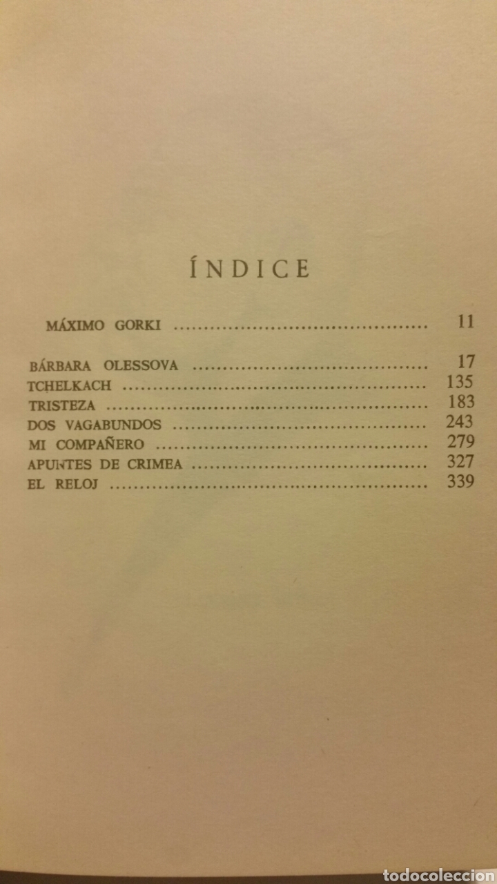 Libros de segunda mano: Barbara Olessova y otros cuentos. M&aacute;ximo Gorki, 1971. - Foto 6