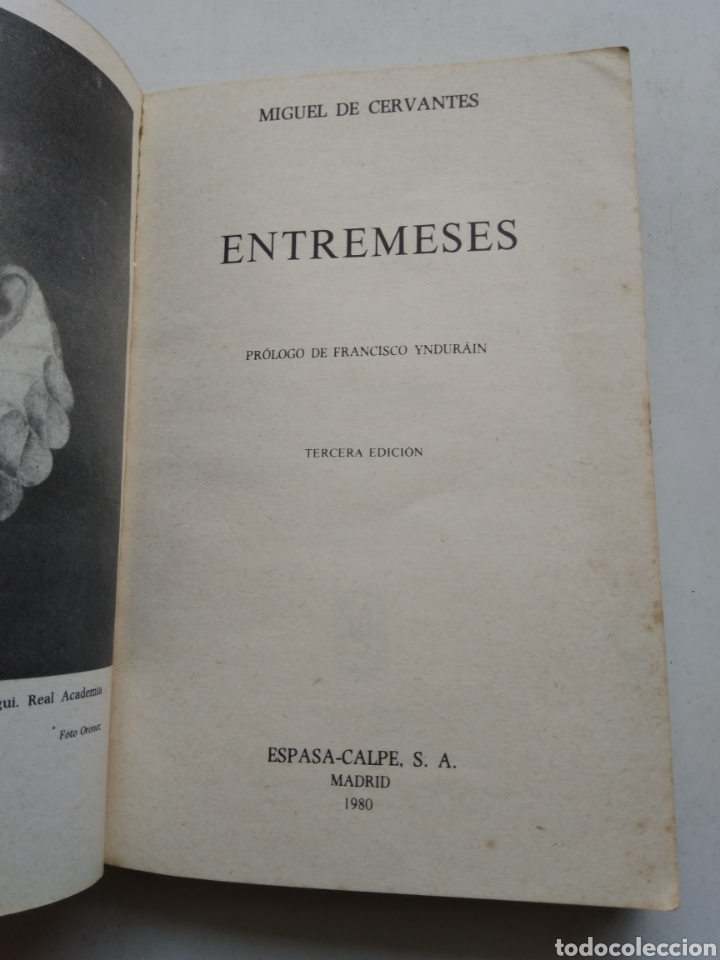 Libros de segunda mano: ENTREMESES/MIGUEL DE CERVANTES - Foto 2