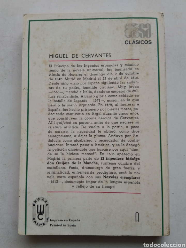 Libros de segunda mano: ENTREMESES/MIGUEL DE CERVANTES - Foto 3