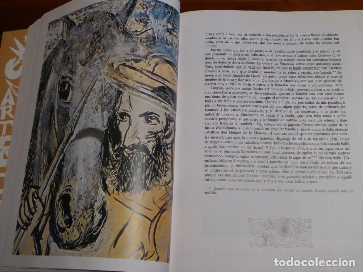 Libros de segunda mano: DON QUIJOTE DE LA MANCHA. ASURI 2 VOL&Uacute;MENES - Foto 4