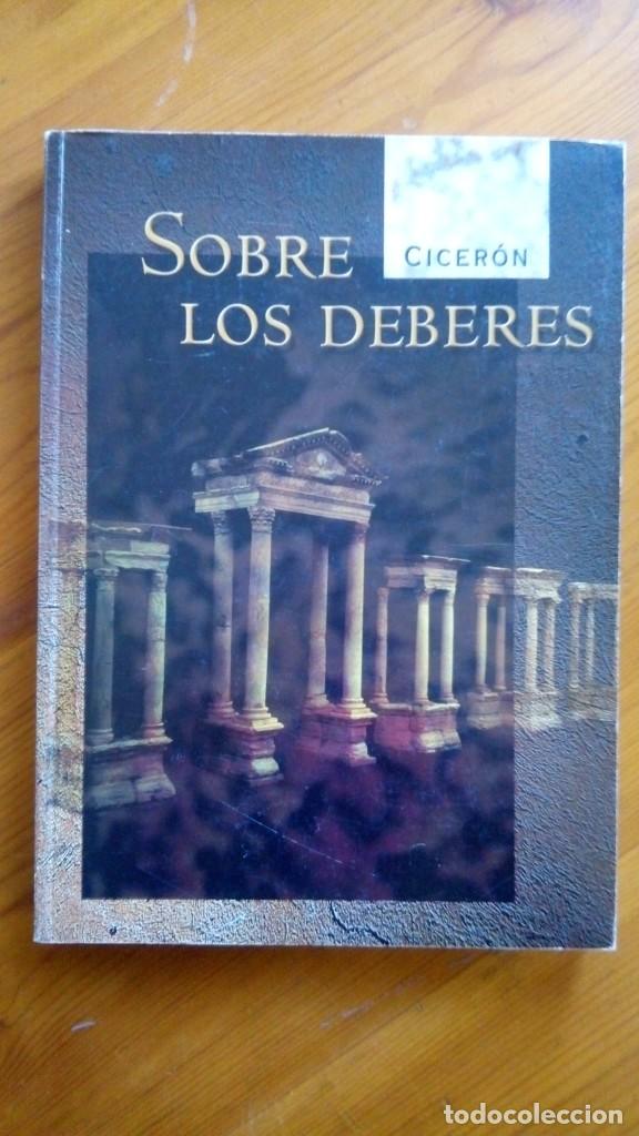 Libros de segunda mano: Sobre los Deberes. Cicer&oacute;n. Universidad de Alcal&aacute;. - Foto 1