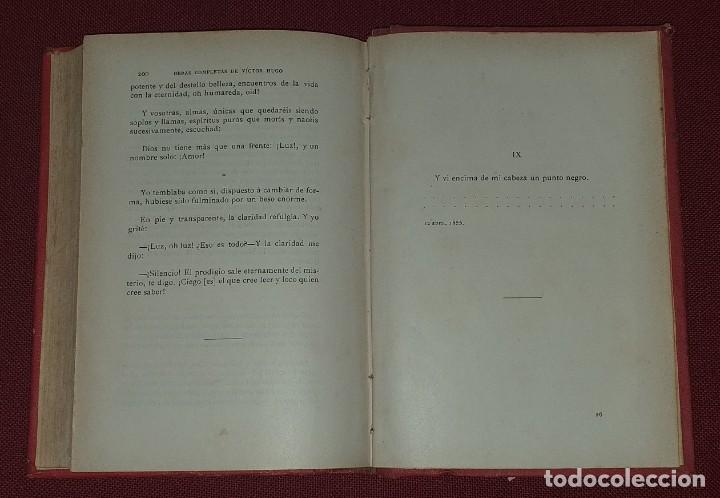 Libros de segunda mano: OBRAS COMPLETAS DE VICTOR HUGO - ODAS Y BALADAS - Foto 7