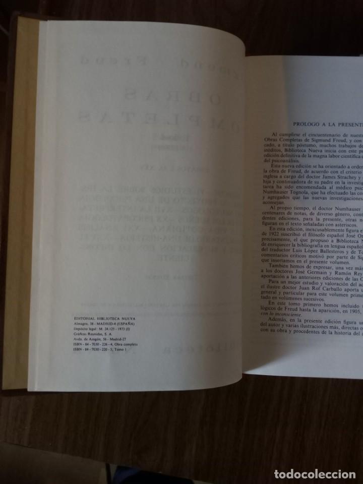 Libros de segunda mano: Sigmund Freud - Obras Completas I, II y III (Completa) - Foto 3