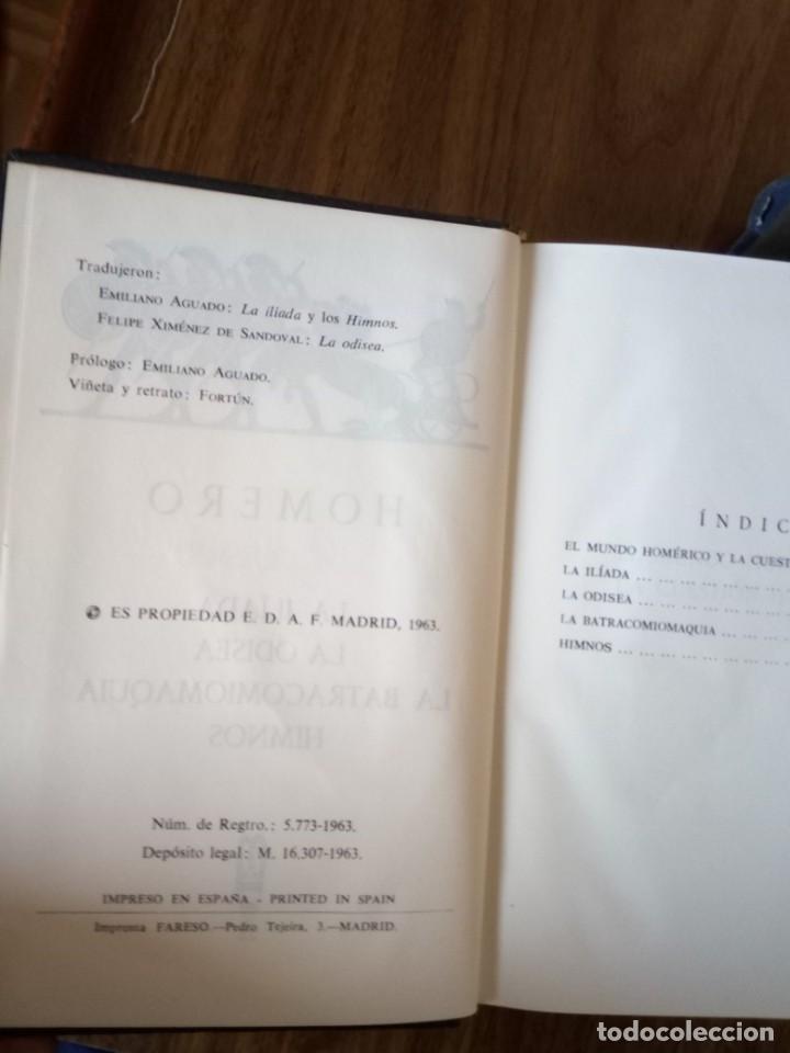 Libros de segunda mano: Homero - Obras completas - Foto 3