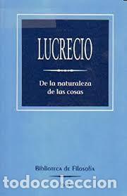 Libros de segunda mano: de la naturaleza de las cosas Lucrecio - Foto 1