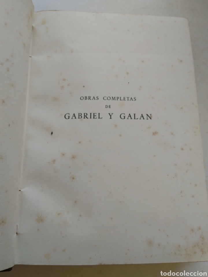 Libros de segunda mano: OBRAS COMPLETAS GABRIEL Y GAL&Aacute;N TOMO I-II - Foto 4