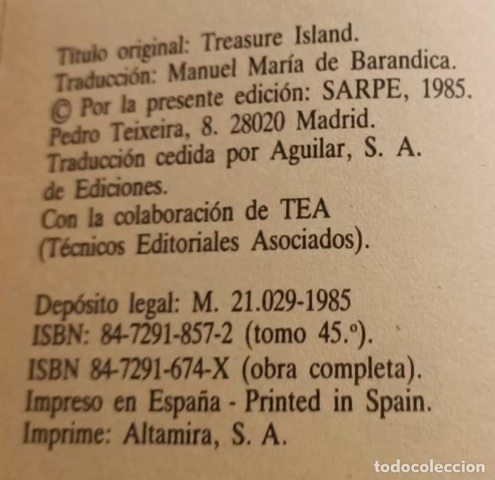 Libros de segunda mano: Libro &rdquo;La Isla del Tesoro&rdquo;, Robert Louis Stevenson, 1985 - Foto 4