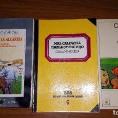 Libros de segunda mano: LOTE 3 LIBROS DE CAMILO JOSÉ CELA