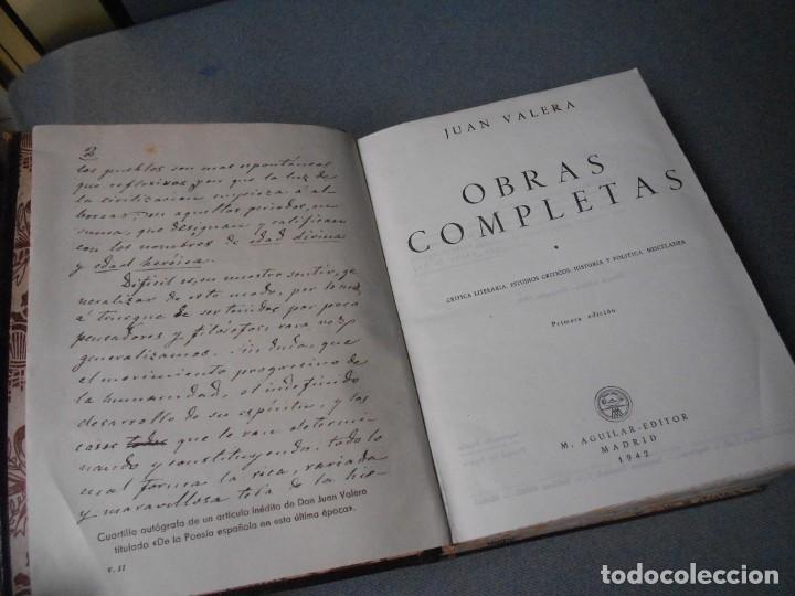 Libros de segunda mano: JUAN VALERA. OBRAS COMPLETAS II - Foto 3