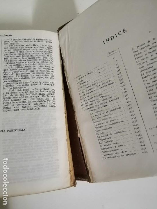 Libros de segunda mano: OBRAS ESCOGIDAS DE ARMANDO PALACIO VALD&Eacute;S. 1942 - Foto 8