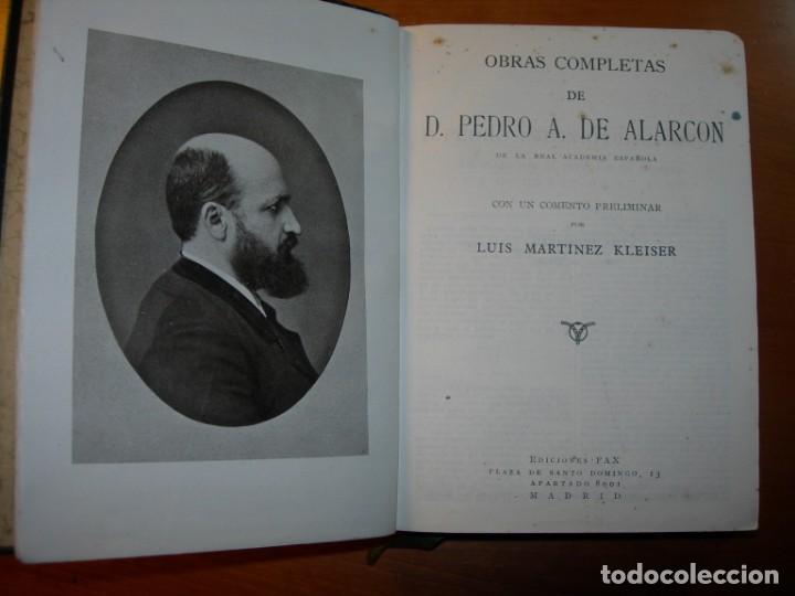 Libros de segunda mano: OBRAS COMPLETAS / P. A. DE ALARC&Oacute;N - Foto 2