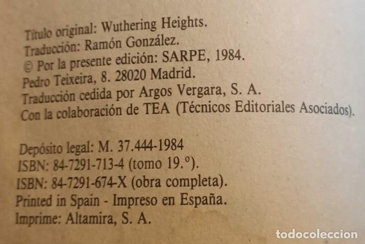 Libros de segunda mano: ❤️ LIBRO CUMBRES BORRASCOSAS, EMILY BRONTE, 1984 ❤️ - Foto 4
