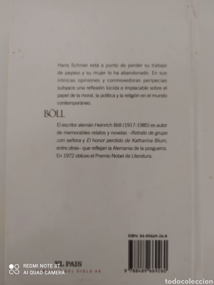Libros de segunda mano: Opiniones de un payaso Heinrich Boll - Foto 2