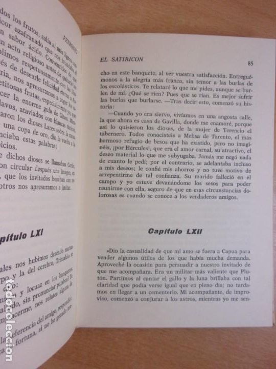 Libros de segunda mano: EL SATIRICON (EDICI&Oacute;N INTEGRA) / PETRONIO / 1&ordf; EDICI&Oacute;N 1969. EDICIONES 29 - Foto 3