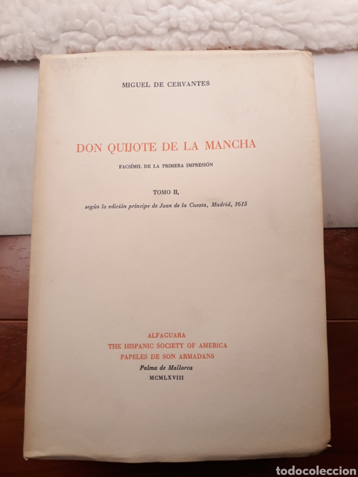 Libros de segunda mano: Don Quijote De La Mancha. Facsimil de la primera edicion. 2 tomos. 1968. - Foto 10