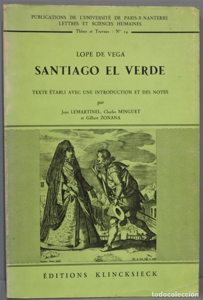 Libros de segunda mano: SANTIAGO EL VERDE. LOPE DE VEGA - Foto 1