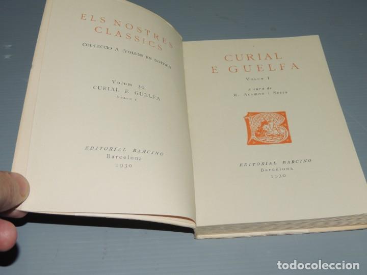 Libros de segunda mano: CURIAL E G&Uuml;ELFA . ( 3 Volums ) Edicio a cura de R. Aramon i Serra - Foto 2