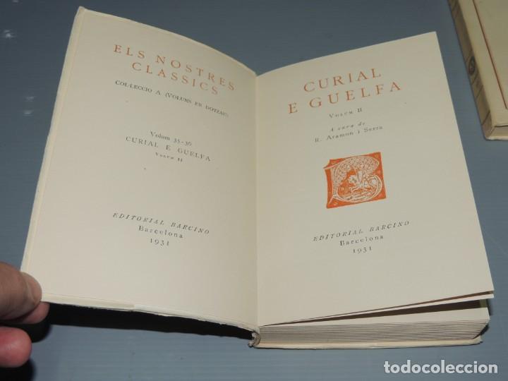 Libros de segunda mano: CURIAL E G&Uuml;ELFA . ( 3 Volums ) Edicio a cura de R. Aramon i Serra - Foto 3