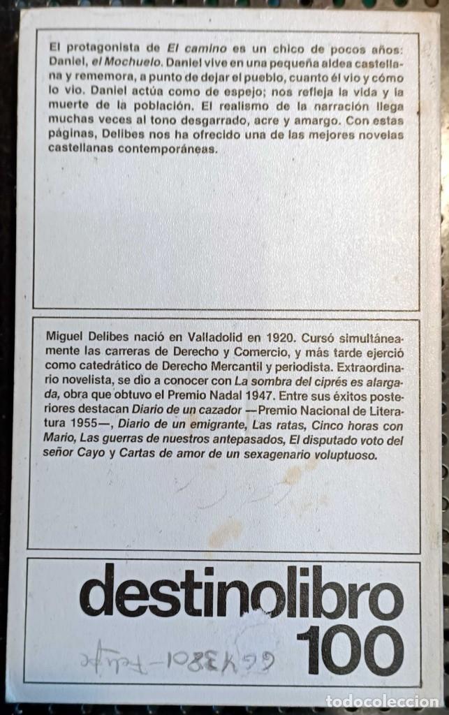 Libros de segunda mano: Libro: El Camino, Miguel Delibes, 1985 - Foto 3