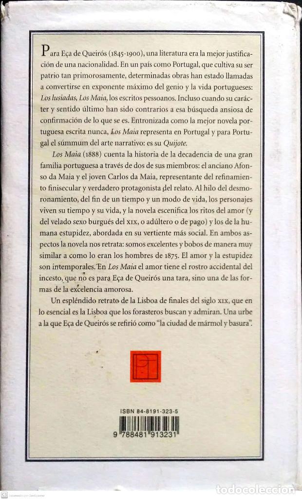 Libros de segunda mano: Los Maia. E&ccedil;a de Queir&oacute;s. Editorial Pre-Textos. 2001. - Foto 2