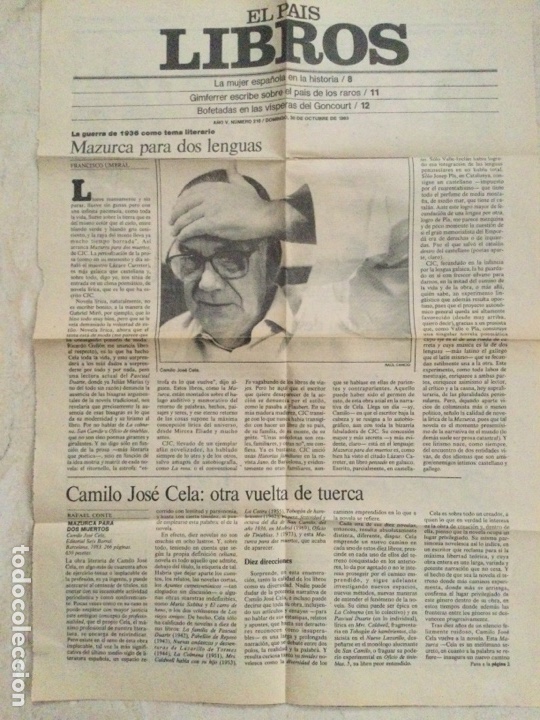Libros de segunda mano: MAZURCA PARA DOS MUERTOS. Camilo Jos&eacute; Cela - Foto 3