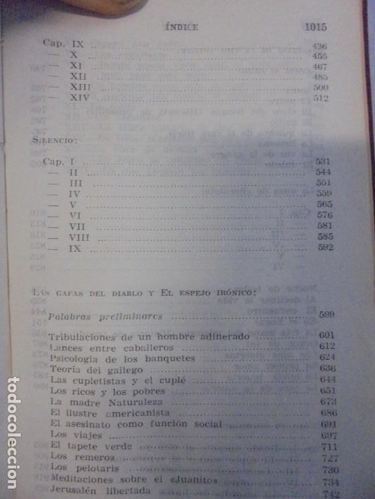 Libros de segunda mano: WENCESLAO FERNANDEZ FLOREZ. OBRAS COMPLETAS. 5 TOMOS EDITORIAL AGUILAR. - Foto 11 - 236218835