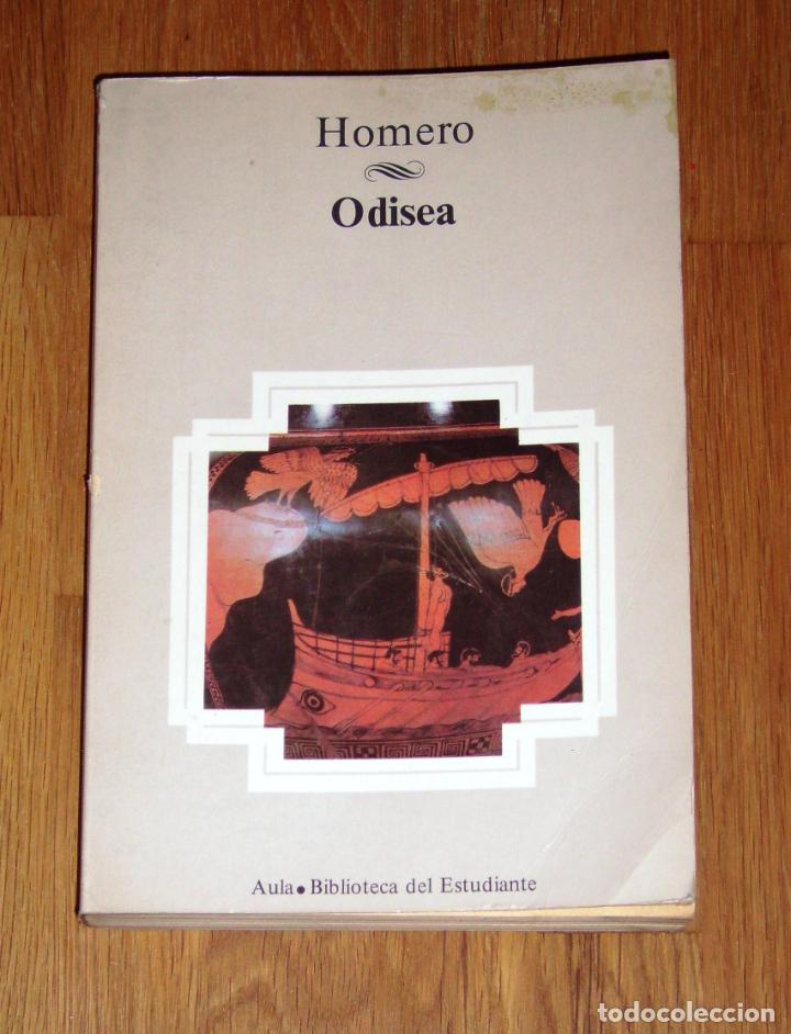 Libros de segunda mano: HOMERO. Odisea (Aula. Biblioteca del Estudiante ; 8) - Foto 1