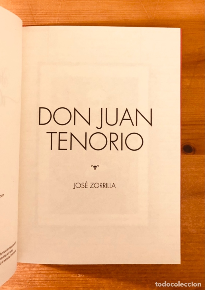 Libros de segunda mano: &ldquo;Don Juan Tenorio&rdquo; Jos&eacute; Zorrilla - Foto 2