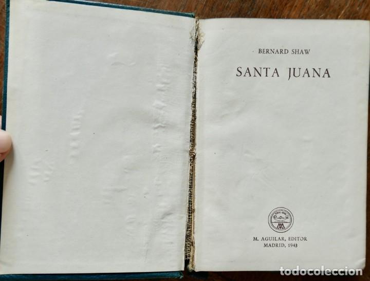 Libros de segunda mano: SANTA JUANA, DE GEORGE BERNARD SHAW. CRISOL 8. 1943 - Foto 2