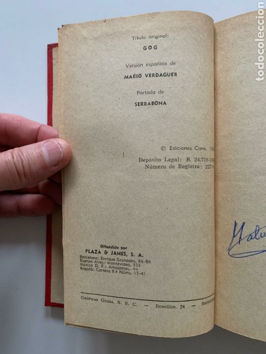 Libros de segunda mano: Giovanni Papini. Gog. Ediciones Cisne, 1962. - Foto 3