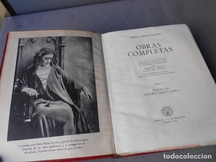 Libros de segunda mano: BENITO PEREZ GALDOS. OBRAS COMPLETAS - Foto 3