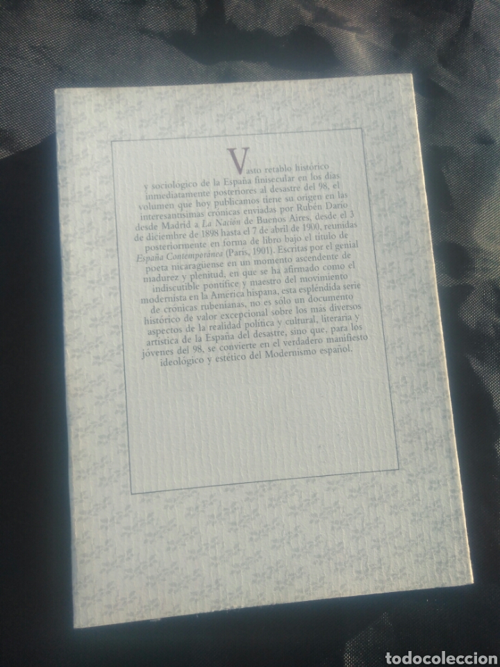 Libros de segunda mano: Rub&eacute;n Dar&iacute;o. Espa&ntilde;a contempor&aacute;nea. - Foto 2