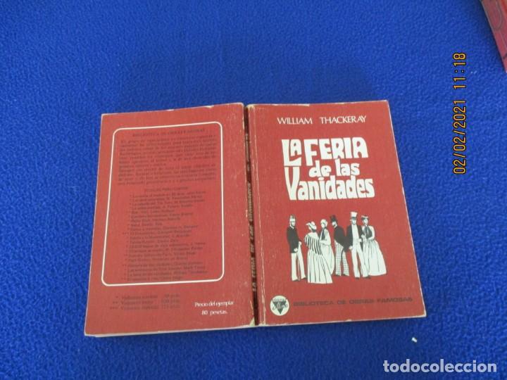 Libros de segunda mano: LA FERIA DE LAS VANIDADES William Thakeray Ediciones Alonso 1975 - Foto 3