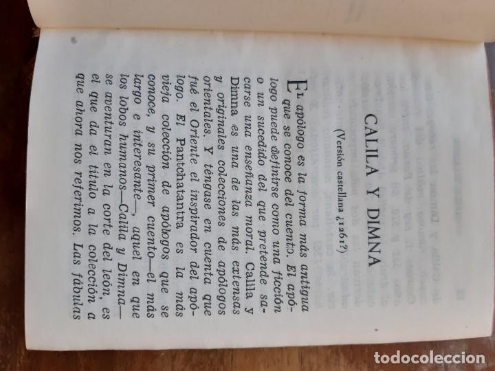 Libros de segunda mano: Calila y Dimna Aguilar f&aacute;bulas - Foto 2