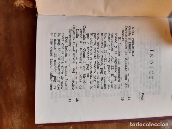 Libros de segunda mano: Calila y Dimna Aguilar f&aacute;bulas - Foto 6