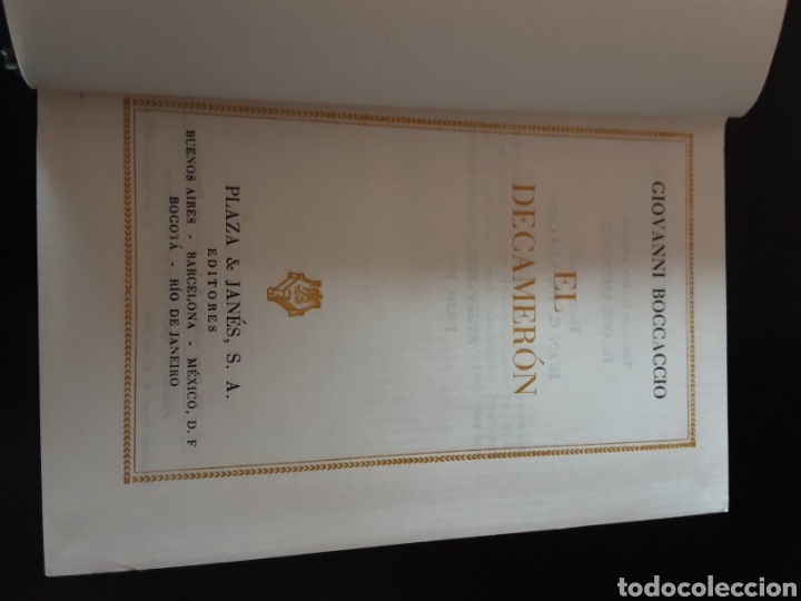 Libros de segunda mano: Boccaccio. El decameron. - Foto 8