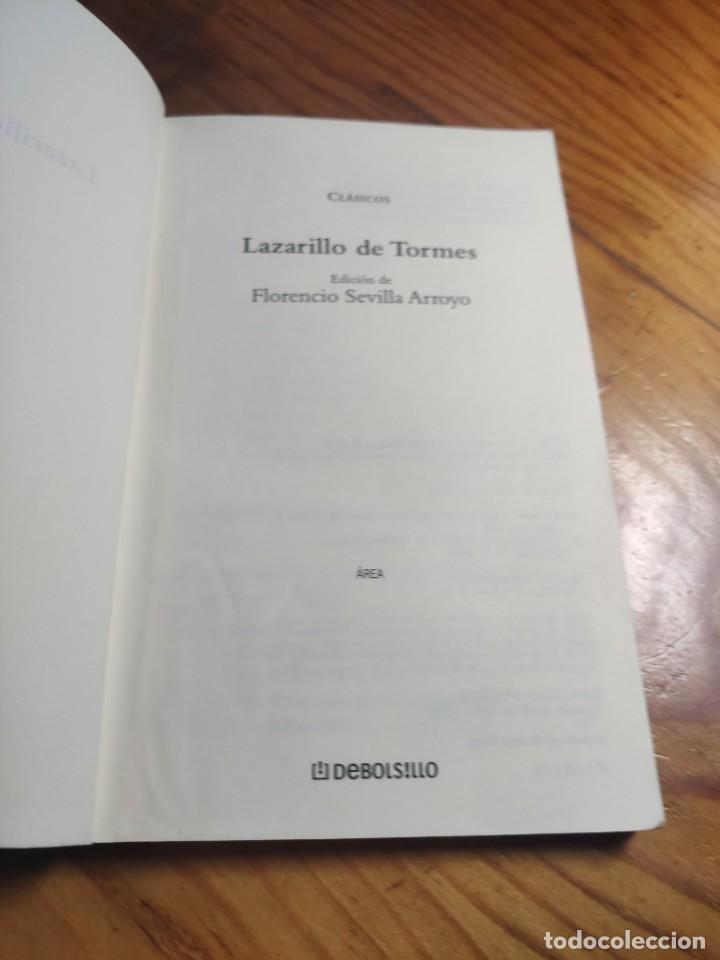 Libros de segunda mano: LAZARILLO DE TORMES - EDICION FLORENCIO SEVILLA - DEBOLSILLO - Foto 3