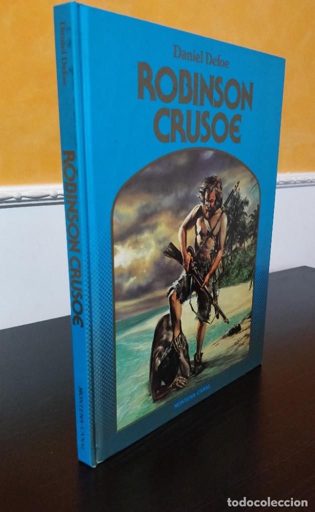Libros de segunda mano: 1982 ROBINSON CRUSOE Daniel Defoe MONTENA CANAL La rosa de oro - Foto 1