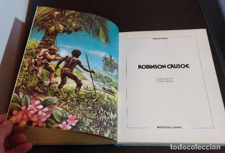 Libros de segunda mano: 1982 ROBINSON CRUSOE Daniel Defoe MONTENA CANAL La rosa de oro - Foto 5