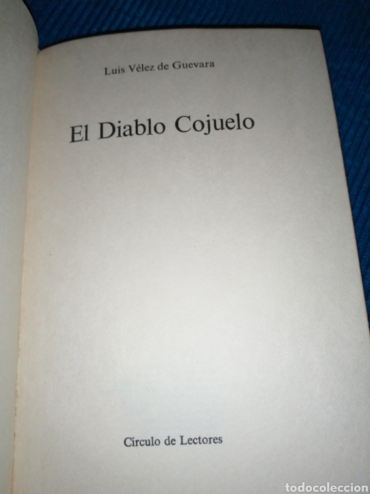 Libros de segunda mano: LUIS V&Eacute;LEZ DE GUEVARA, EL DIABLO COJUELO - Foto 3